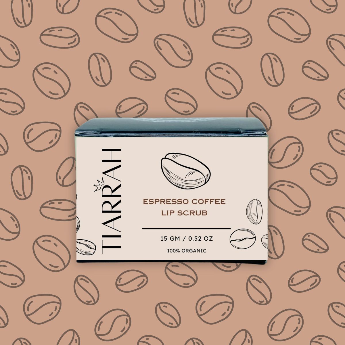 Luxury Espresso Coffee Lip Scrub by Tiarrah: Organic, Non-Toxic - The Luxury Bath and Body Care Shop