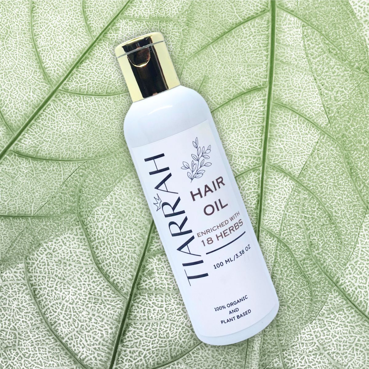 Luxury Hair Oil by Tiarrah: Natural, Organic, 18 Herbs - The Luxury Bath and Body Care Shop