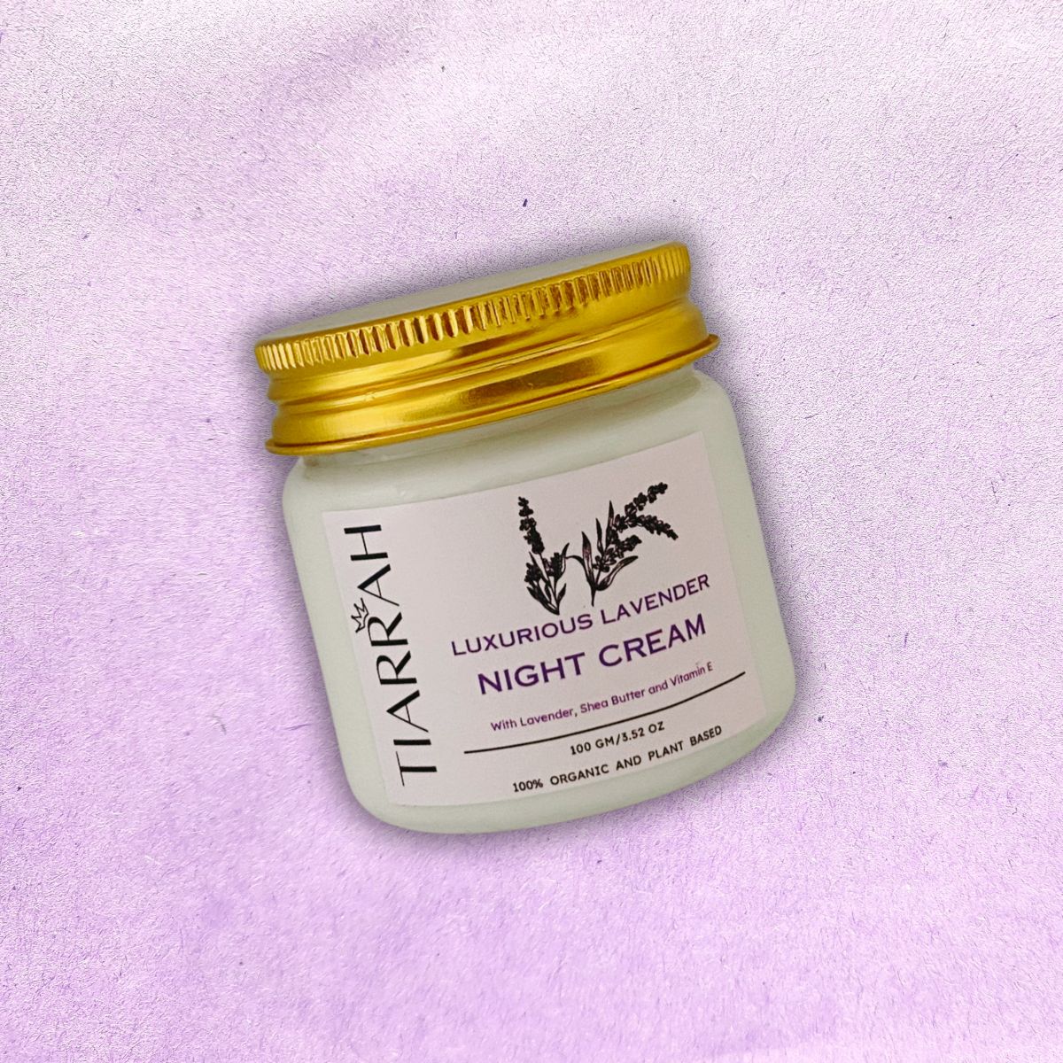 Luxury Lavender Night Cream by Tiarrah: Organic, Non-Toxic - The Luxury Bath and Body Care Shop