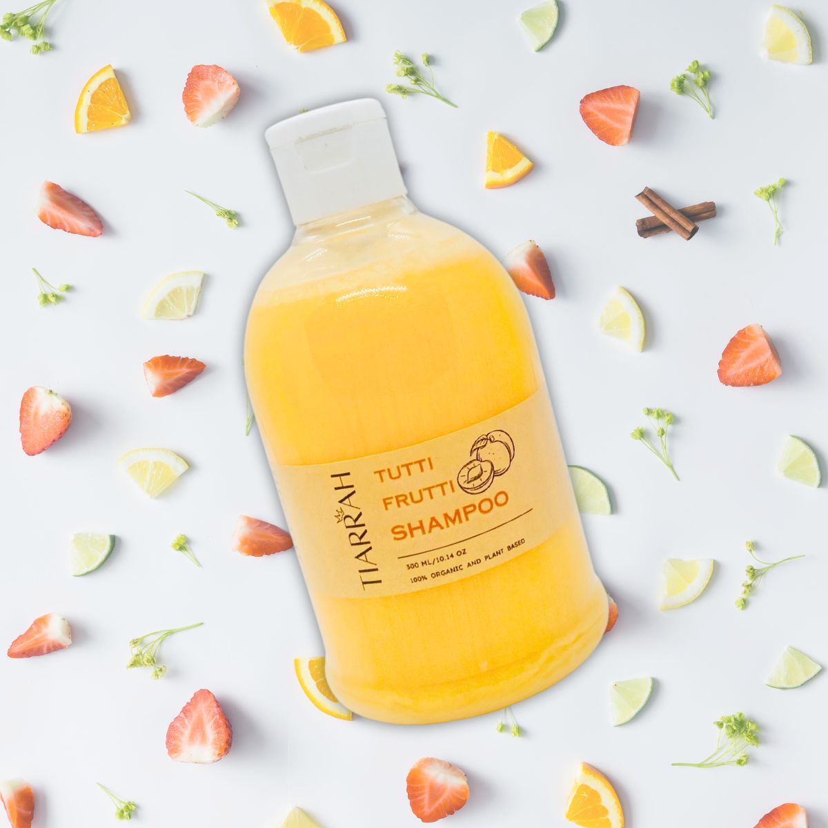 Luxury Tutti Frutti Shampoo by Tiarrah: Organic, Non-Toxic - The Luxury Bath and Body Care Shop