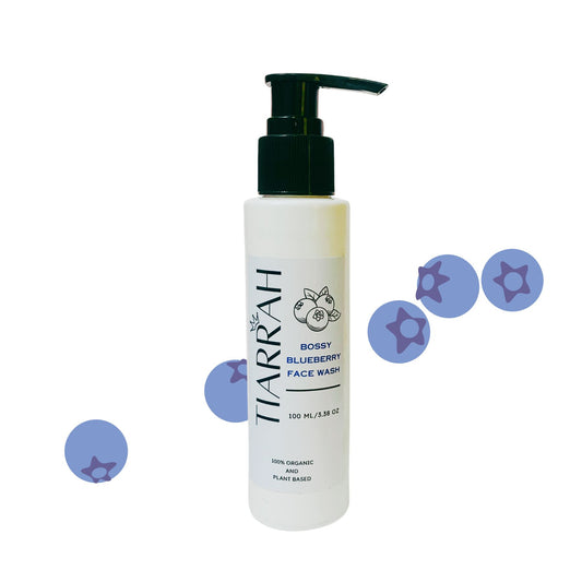 Tiarrah Blueberry Face Wash: Natural, Organic, Non-Toxic - The Luxury Bath and Body Shop