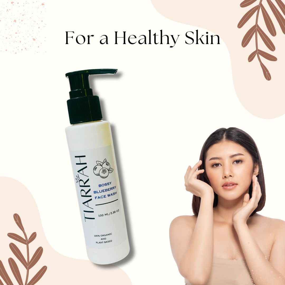 Organic Blueberry Face Wash from Tiarrah - The Luxury Bath and Body Shop