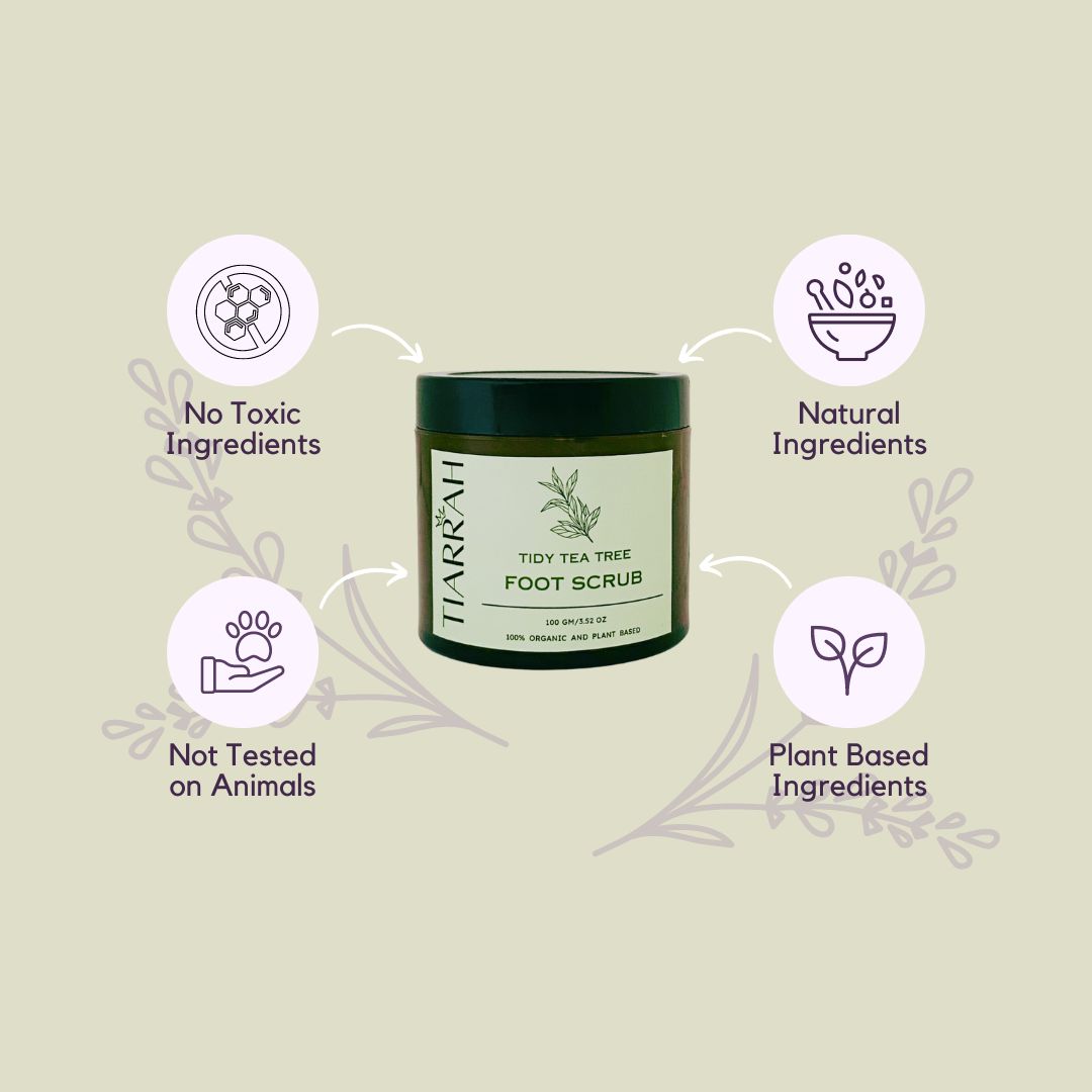 Tidy Tea Tree Foot Scrub