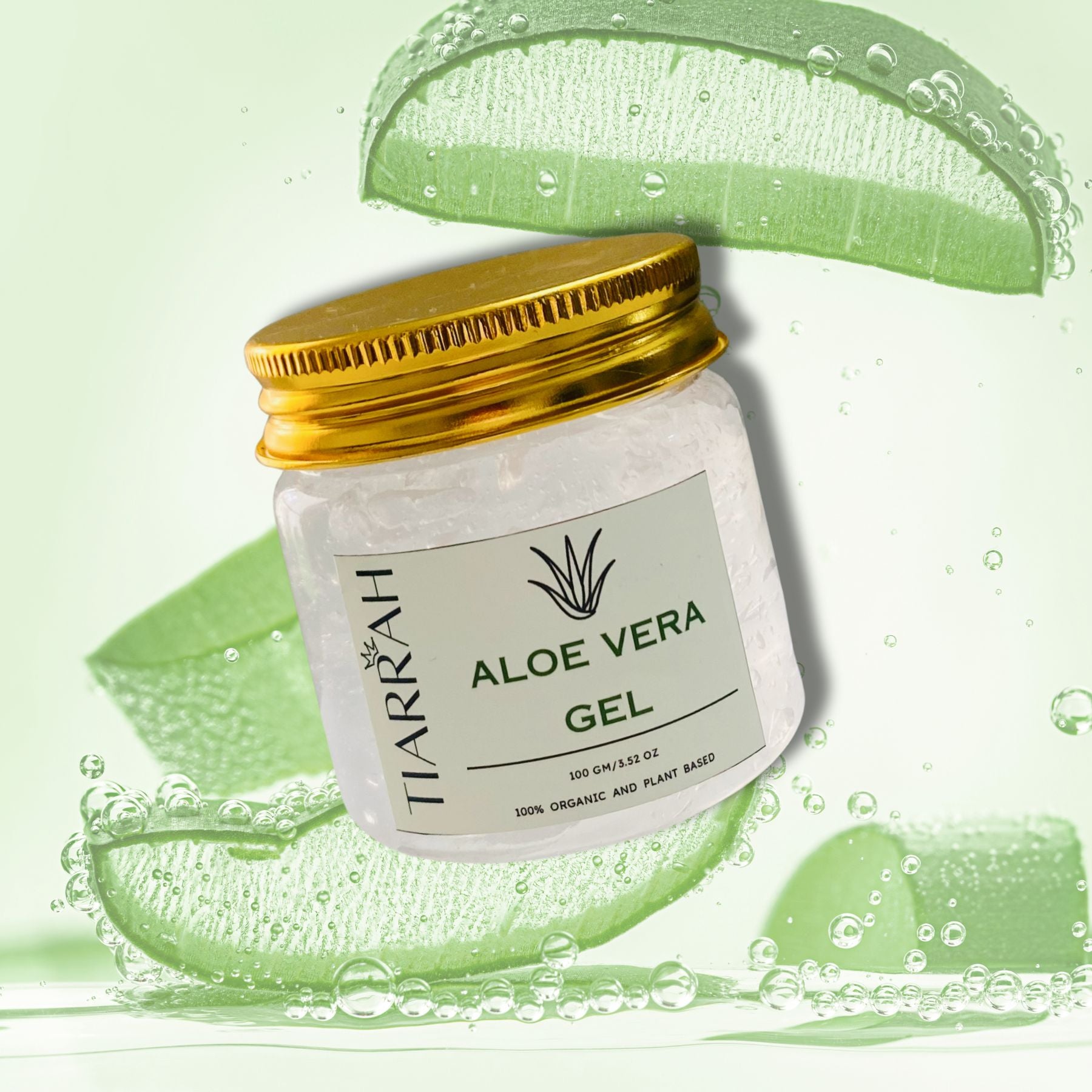 Luxury Aloe Vera Gel by Tiarrah: Organic, Non-Toxic - The Luxury Bath and Body Shop