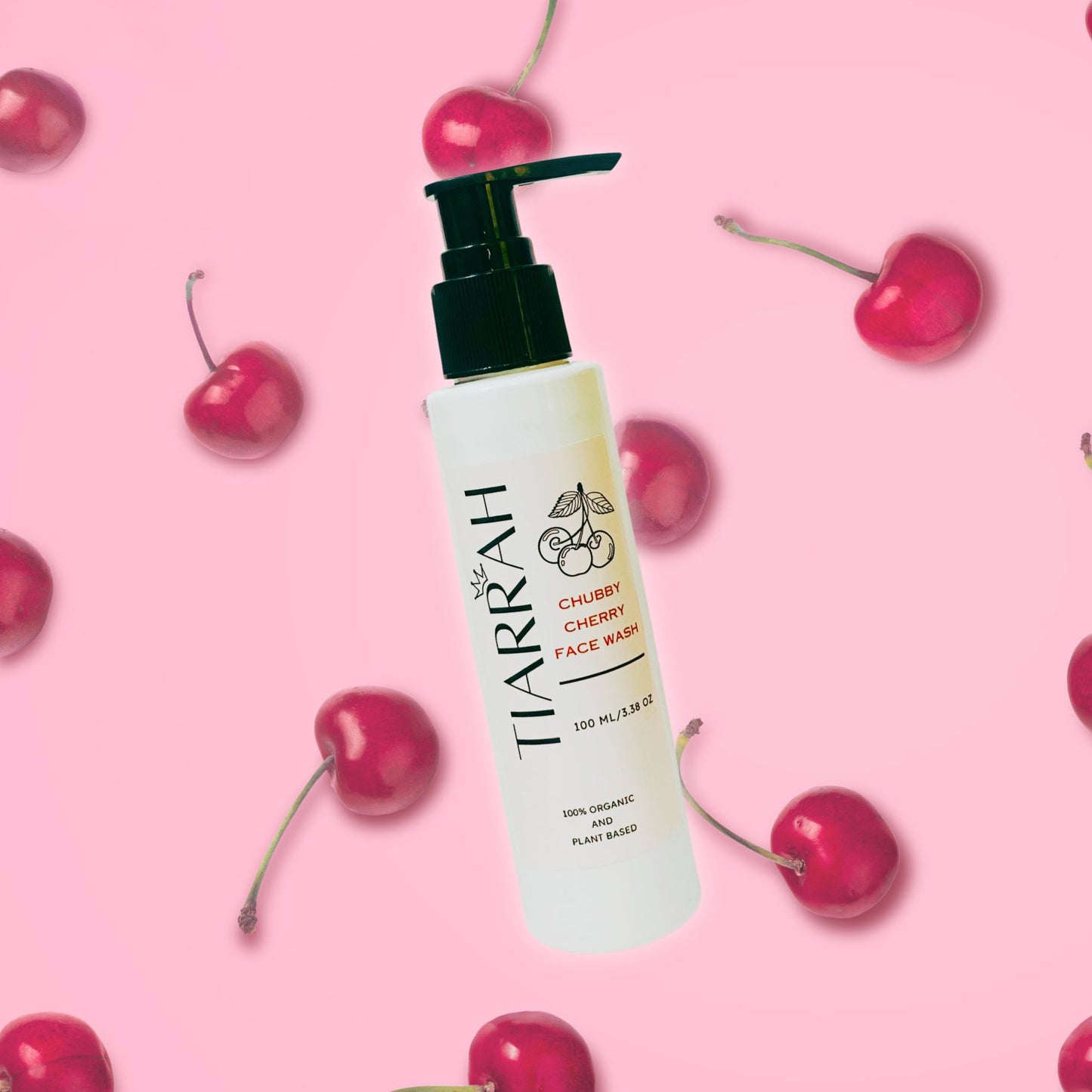 Luxury Cherry Face Wash by Tiarrah: Organic, Non-Toxic - The Luxury Bath and Body Shop