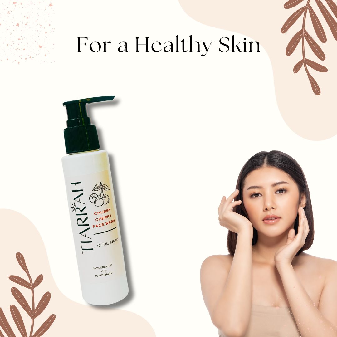 Organic Cherry Face Wash from Tiarrah - The Luxury Bath and Body Shop