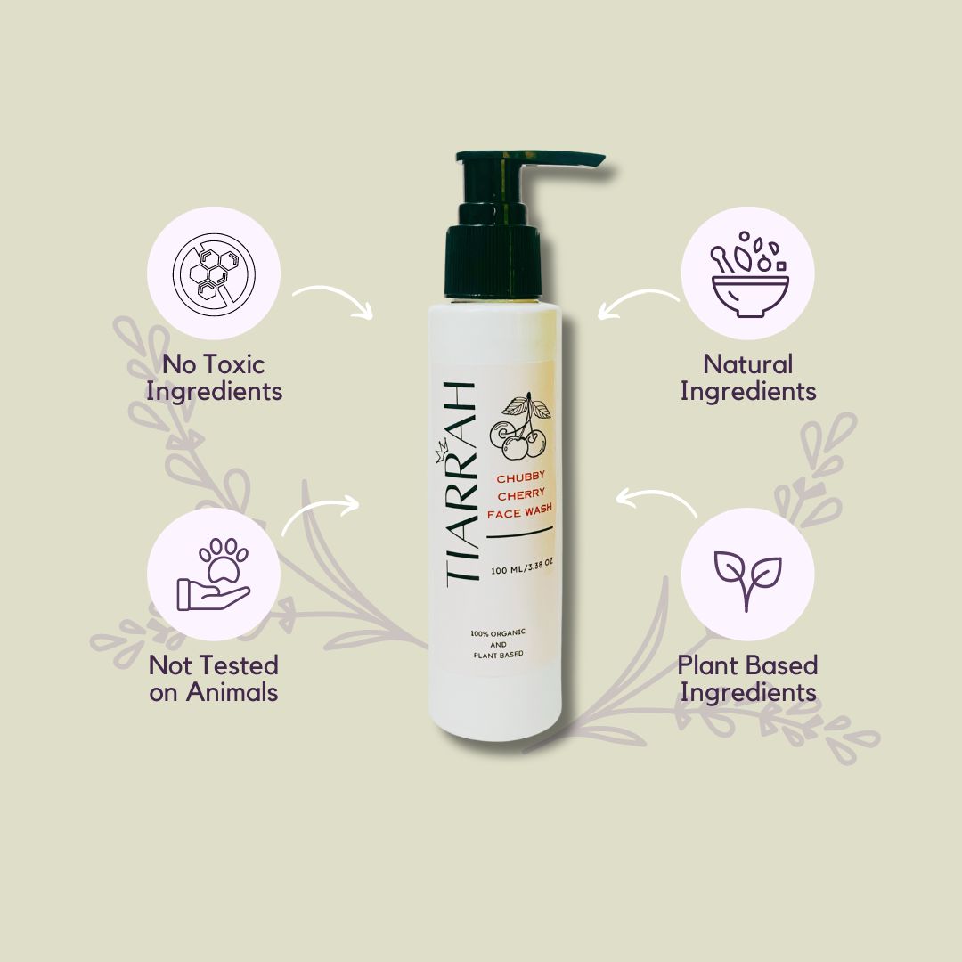 Tiarrah's Cherry Face Wash: Pure, Safe, Luxurious - The Luxury Bath and Body Shop