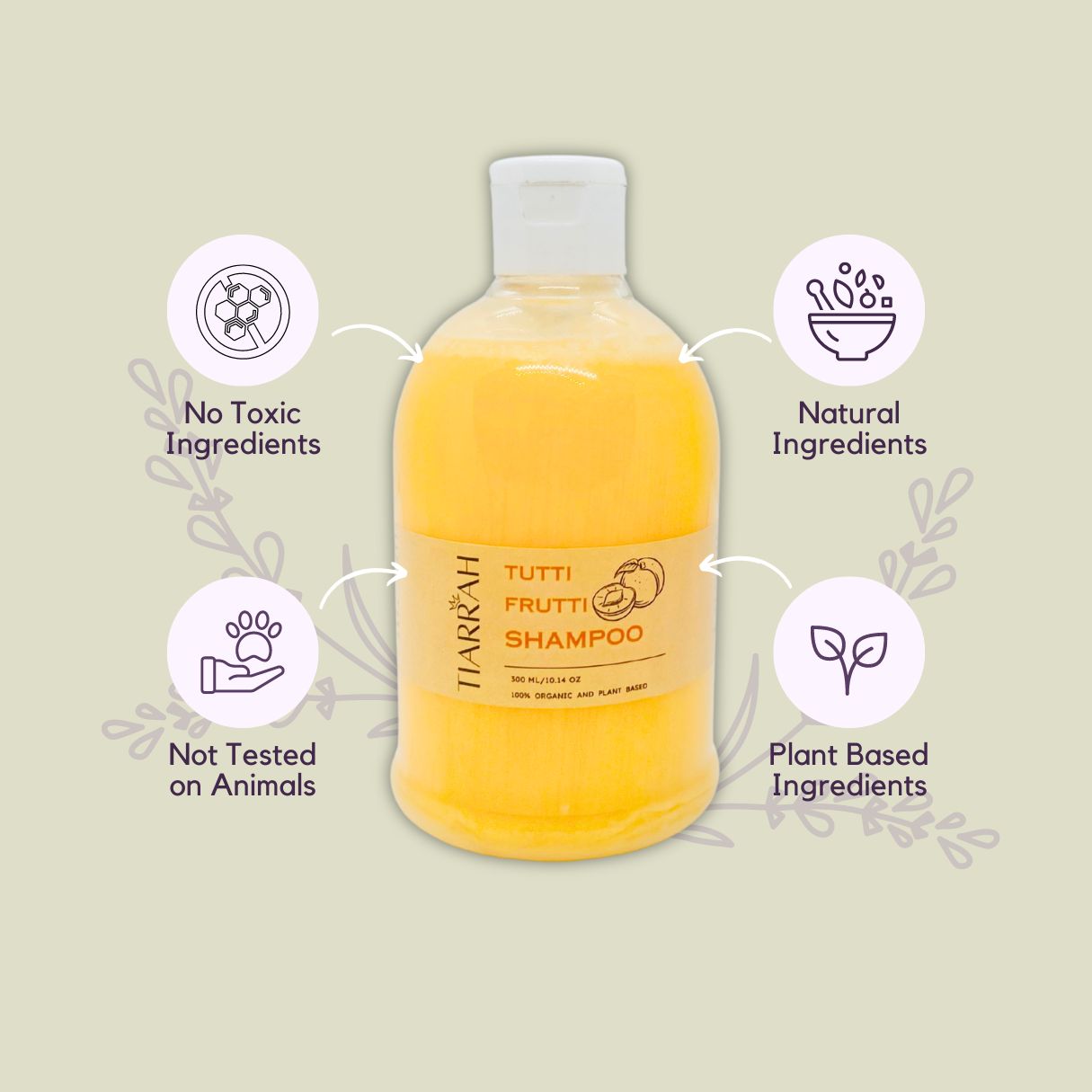 Tiarrah's Tutti Frutti Shampoo: Natural & Non-Toxic - The Luxury Bath and Body Care Shop