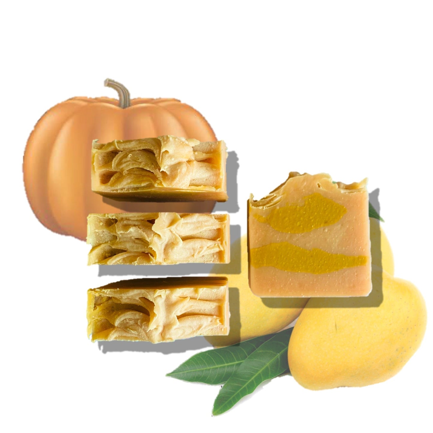 Tiarrah's Pumpkin with Mango Butter Soap: Natural & Non-Toxic - The Luxury Bath and Body Care Shop