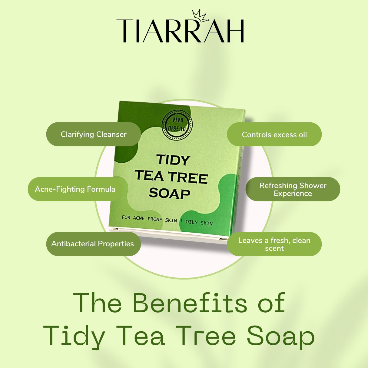 Organic Tea Tree Soap from Tiarrah - The Luxury Bath and Body Care Shop