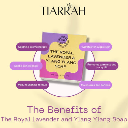 Tiarrah's Lavender and Ylang Ylang Soap: Natural & Non-Toxic - The Luxury Bath and Body Care Shop