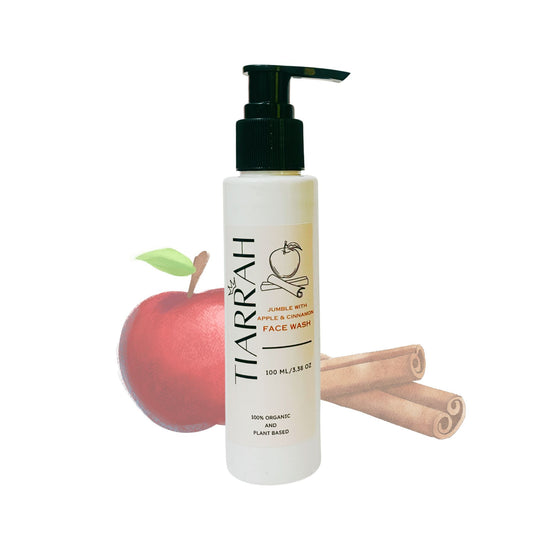 Tiarrah Apple Cinnamon Face Wash: Natural, Organic, Non-Toxic - The Luxury Bath and Body Shop