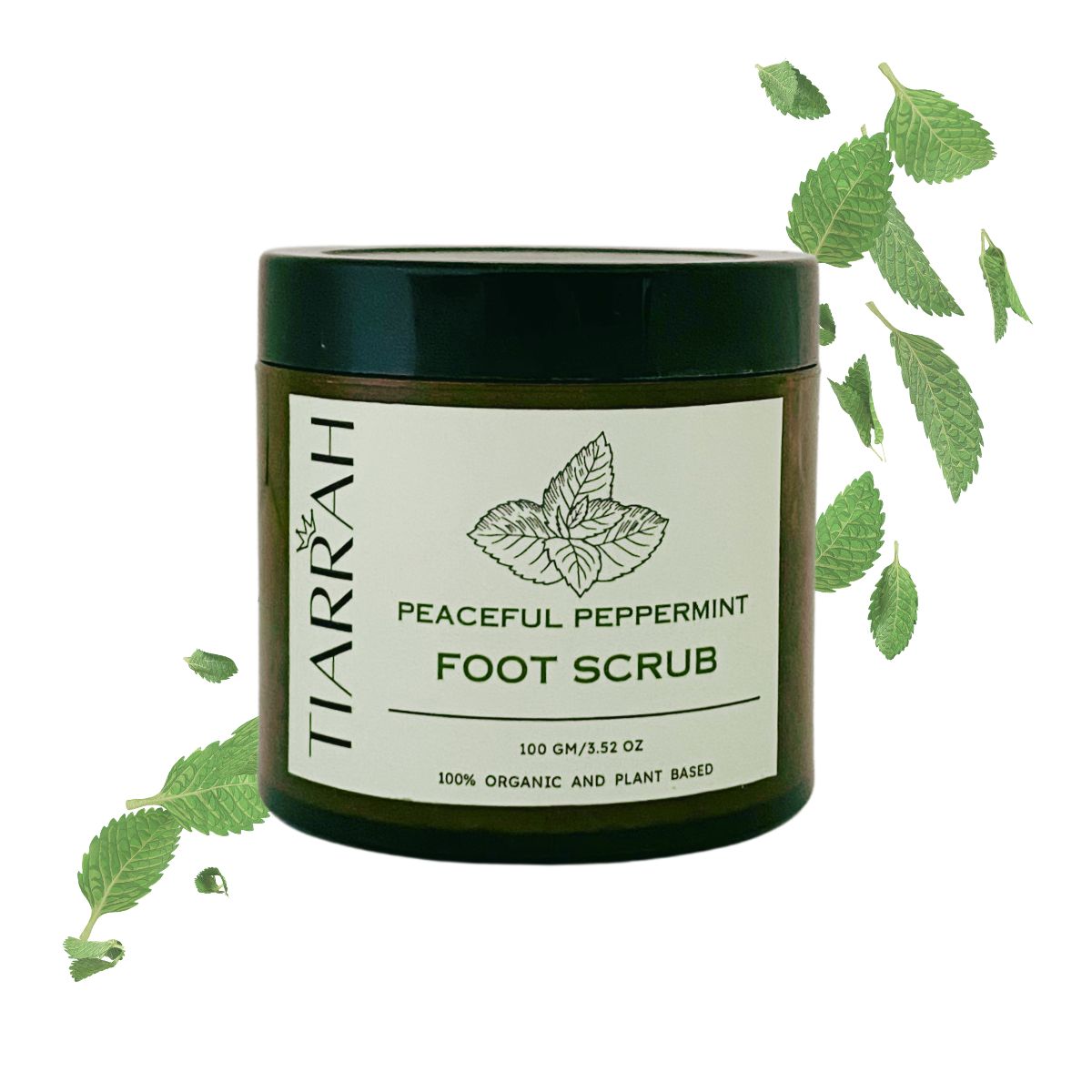Tiarrah Peppermint Foot Scrub: Natural, Organic, Non-Toxic - The Luxury Bath and Body Care Shop