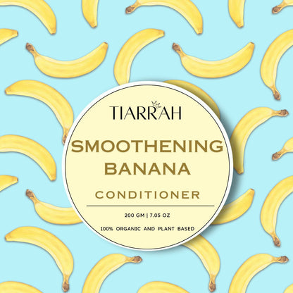 Luxury Smoothening Banana Hair Conditioner by Tiarrah: Organic, Non-Toxic - The Luxury Bath and Body Care Shop