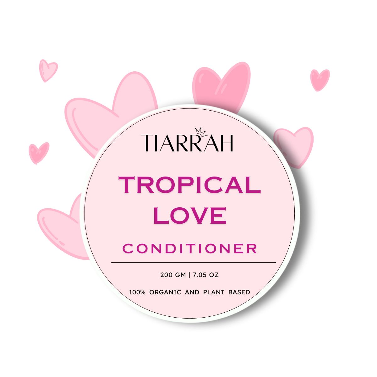 Tiarrah Tropical Love Hair Conditioner: Natural, Organic, Non-Toxic - The Luxury Bath and Body Care Shop