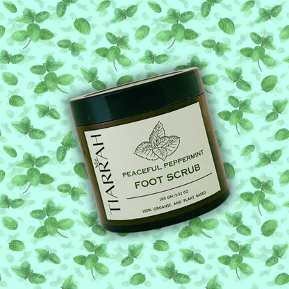 Luxury Peppermint Foot Scrub by Tiarrah: Organic, Non-Toxic - The Luxury Bath and Body Care Shop