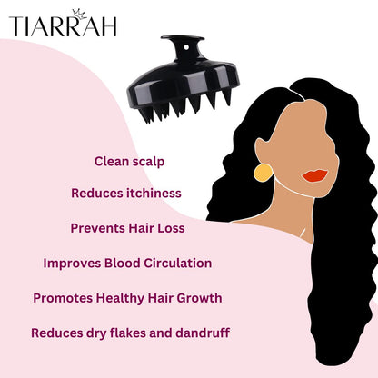 Tiarrah's Hair Scalp Massager: Soothe and Stimulate - The Luxury Bath and Body Care Shop