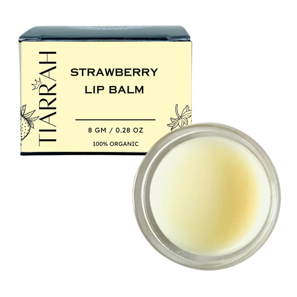 Strawberry Lip Balm - Tiarrah - the luxury bath and body shop
