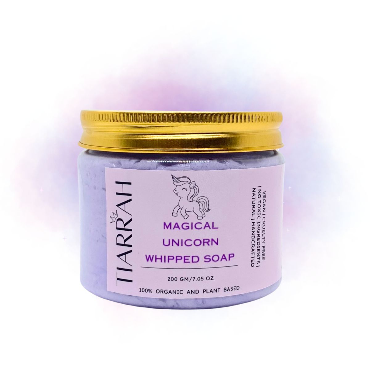 Tiarrah Magical Unicorn Whipped Soap: Natural, Organic, Non-Toxic - The Luxury Bath and Body Care Shop