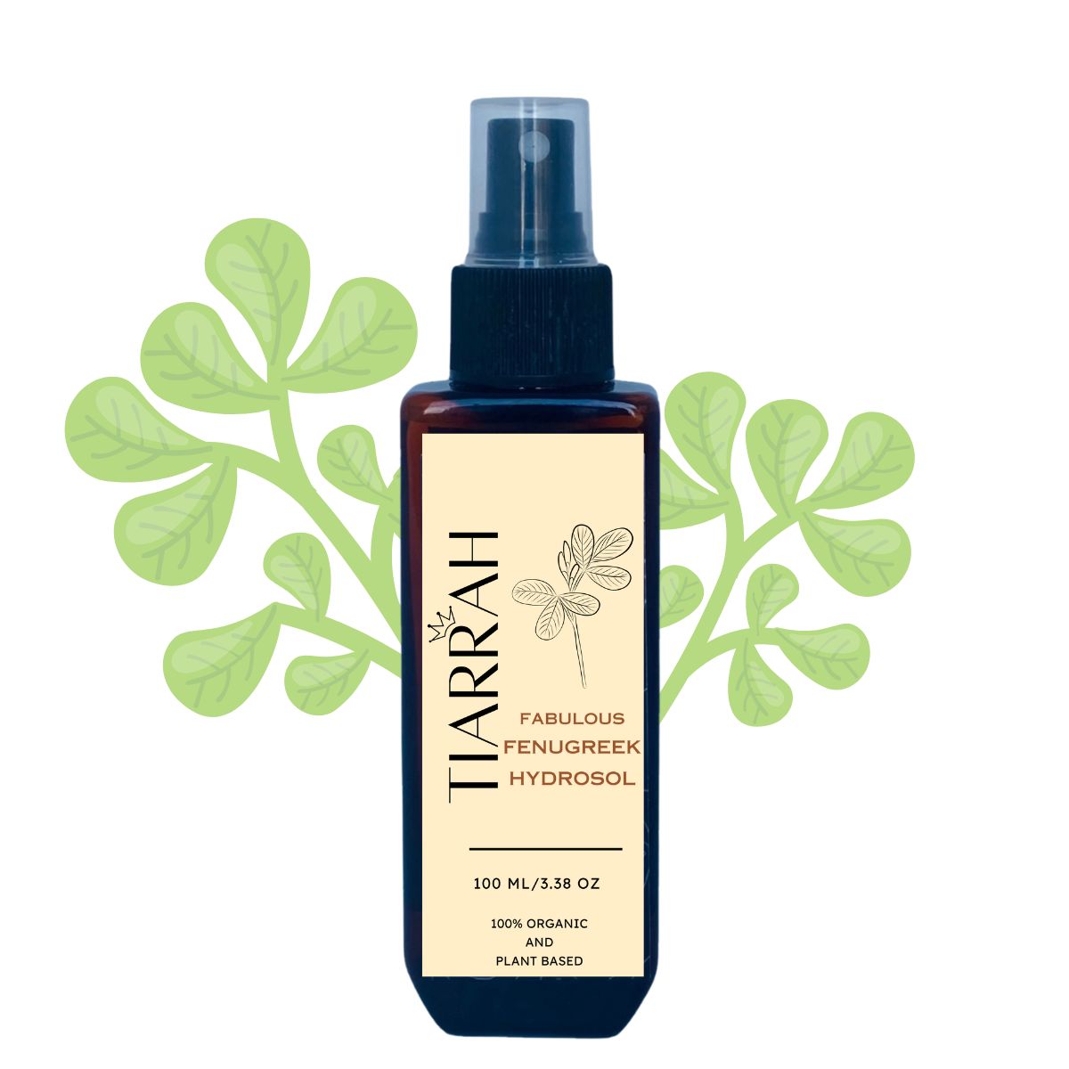 Tiarrah Fenugreek Hydrosol: Natural, Organic, Non-Toxic Hair Mist - The Luxury Bath and Body Care Shop