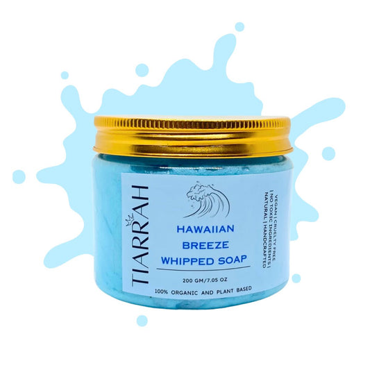 Tiarrah Hawaiian Breeze Whipped Soap: Natural, Organic, Non-Toxic - The Luxury Bath and Body Care Shop