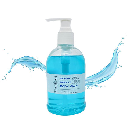 Tiarrah Ocean Breeze Body Wash: Natural, Organic, Non-Toxic - The Luxury Bath and Body Care Shop