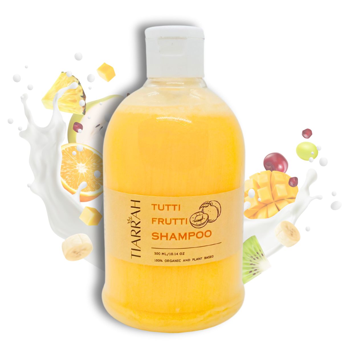 Tiarrah Tutti Frutti Shampoo: Natural, Organic, Non-Toxic - The Luxury Bath and Body Care Shop