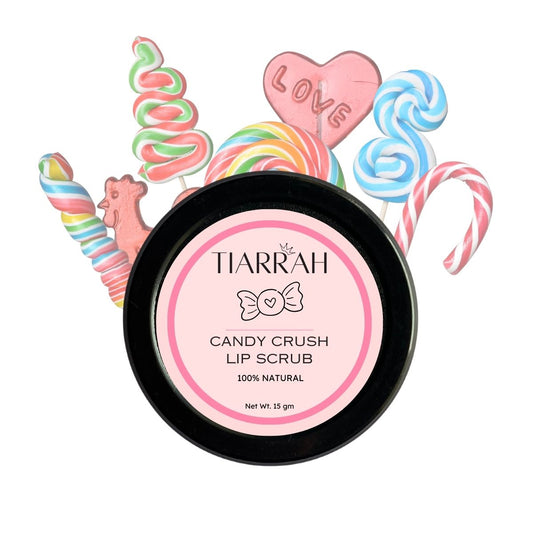 Tiarrah Candy Crush Lip Scrub: Natural, Organic, Non-Toxic - The Luxury Bath and Body Care Shop