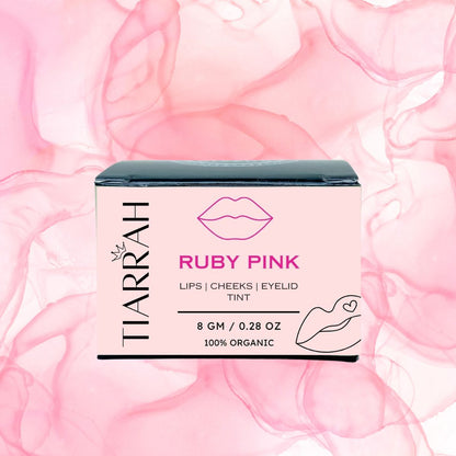 Luxury Ruby Pink Tint by Tiarrah: Organic, Non-Toxic - The Luxury Bath and Body Care Shop