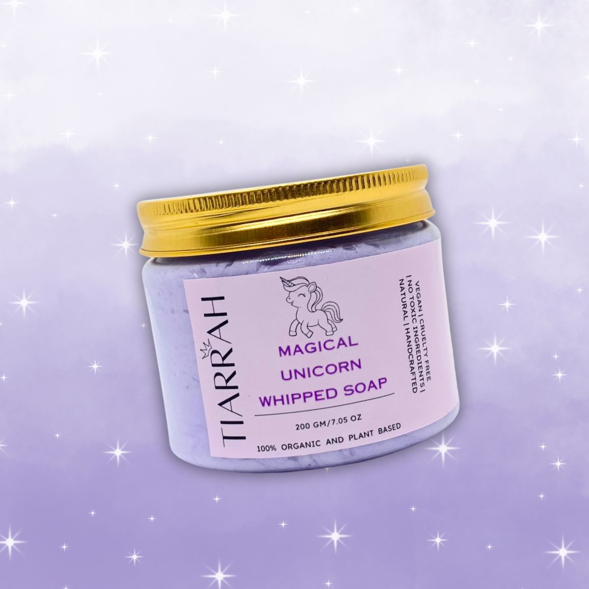 Luxury Magical Unicorn Whipped Soap by Tiarrah: Organic, Non-Toxic - The Luxury Bath and Body Care Shop