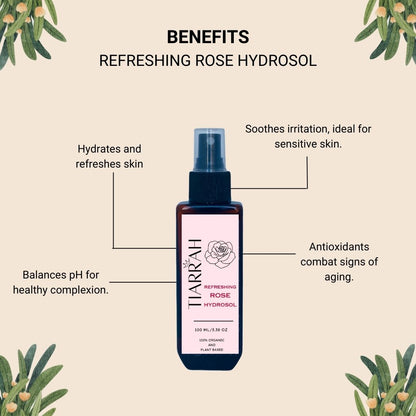 Tiarrah's Refreshing Rose Hydrosol: Natural & Non-Toxic - The Luxury Bath and Body Care Shop