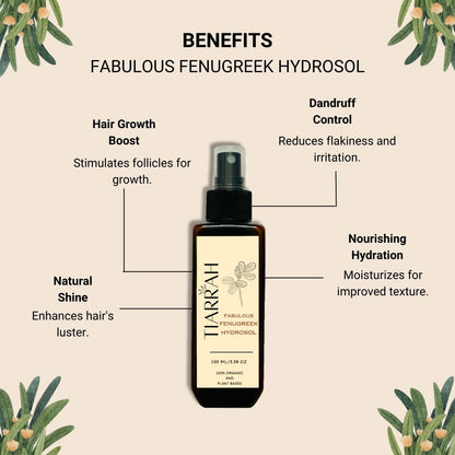 Tiarrah's Fenugreek Hydrosol: Natural & Non-Toxic Hair Mist - The Luxury Bath and Body Care Shop