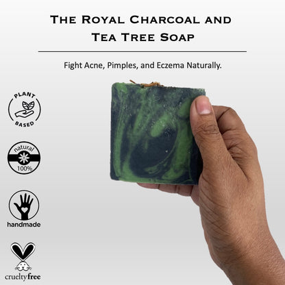 Tiarrah's Charcoal and Tea Tree Soap: Pure, Safe, Cleansing - The Luxury Bath and Body Care Shop