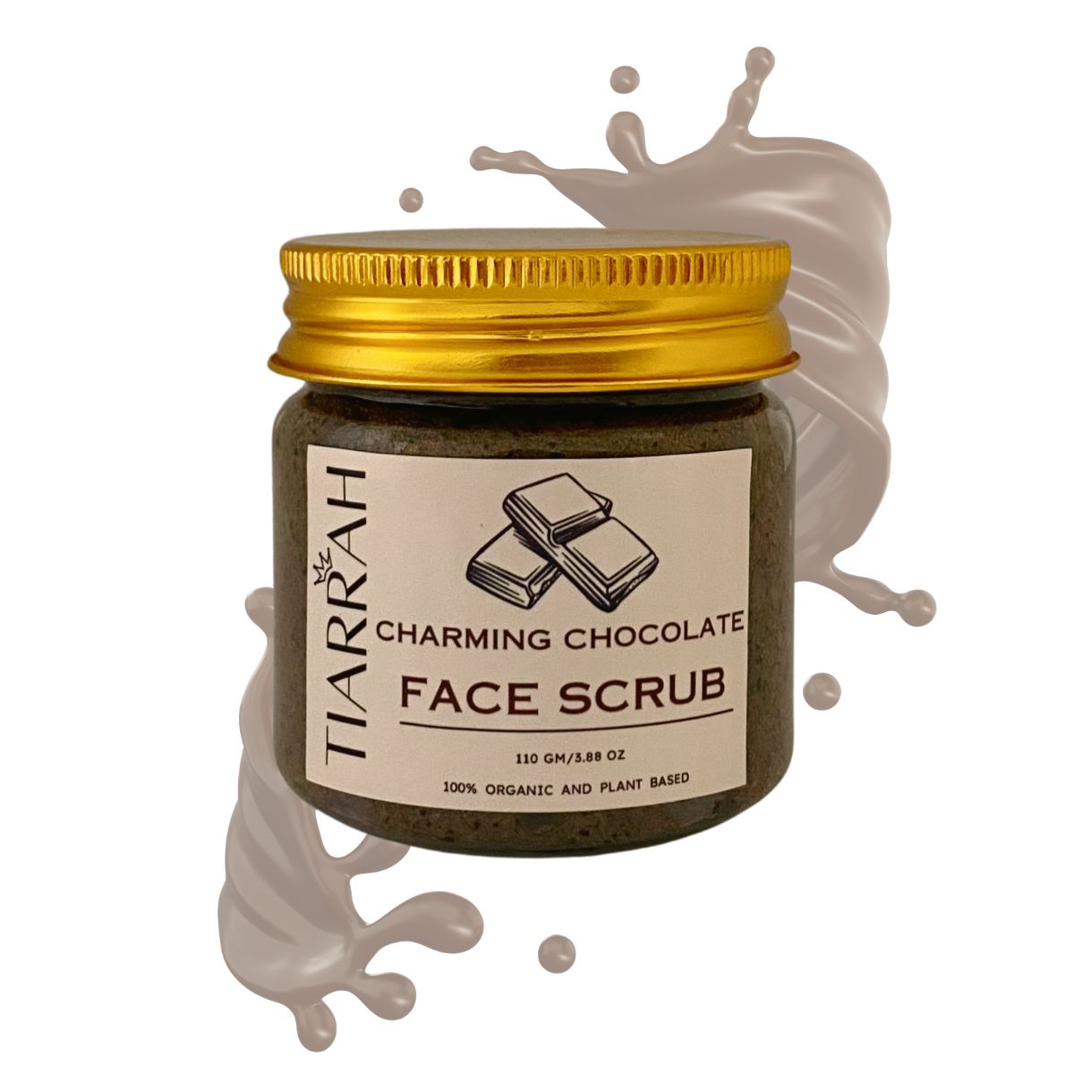 Tiarrah Chocolate Face Scrub: Natural, Organic, Non-Toxic - The Luxury Bath and Body Care Shop