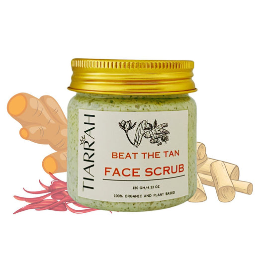 Tiarrah De-tan Face Scrub: Natural, Organic, Non-Toxic - The Luxury Bath and Body Care Shop