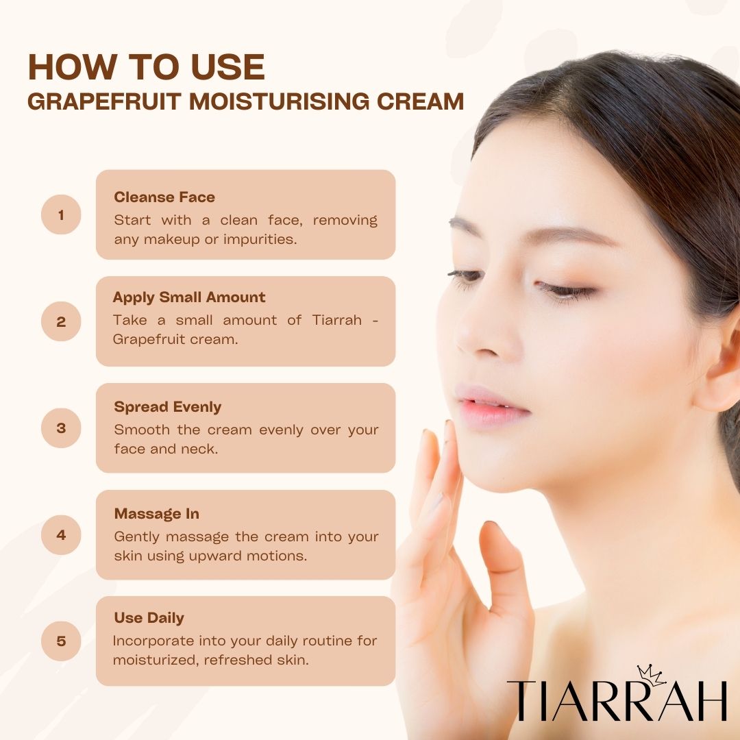 Tiarrah's Grapefruit Moisturizing Cream: Pure, Safe, Luxurious - The Luxury Bath and Body Care Shop