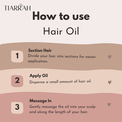 Tiarrah's Hair Oil: Pure, Safe, 18 Herbs - The Luxury Bath and Body Care Shop