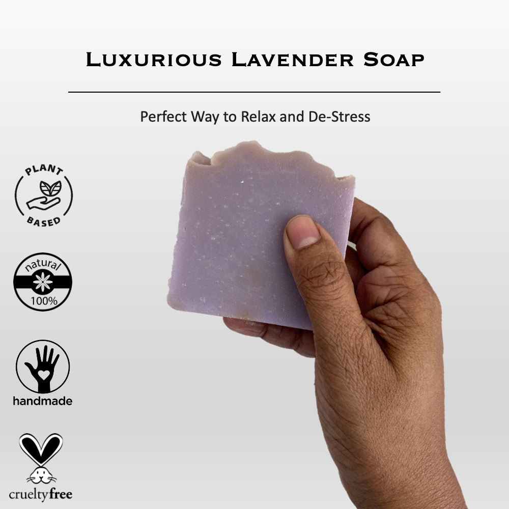 Tiarrah's Luxurious Lavender Soap: Pure, Safe, Relaxing - The Luxury Bath and Body Care Shop