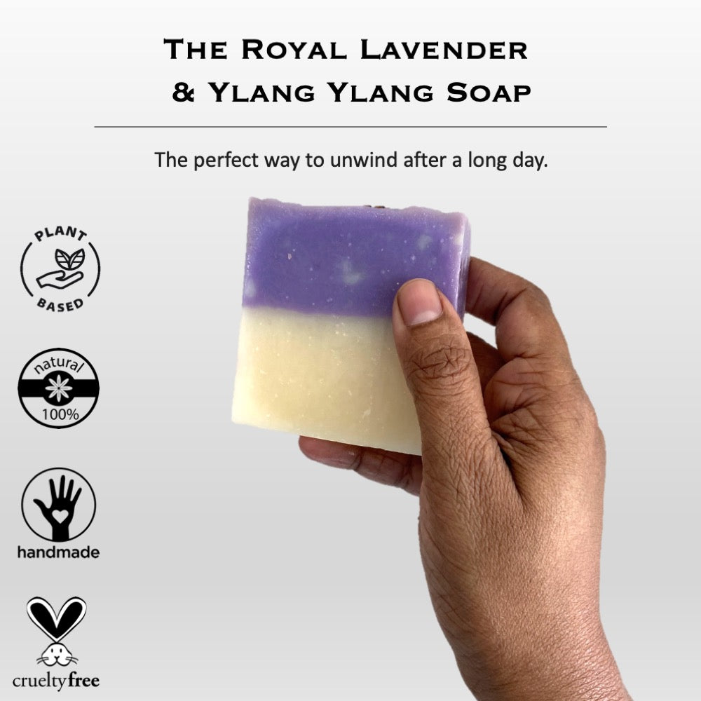 Organic Lavender and Ylang Ylang Soap from Tiarrah - The Luxury Bath and Body Care Shop