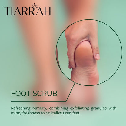Tiarrah's Peppermint Foot Scrub: Natural & Non-Toxic - The Luxury Bath and Body Care Shop