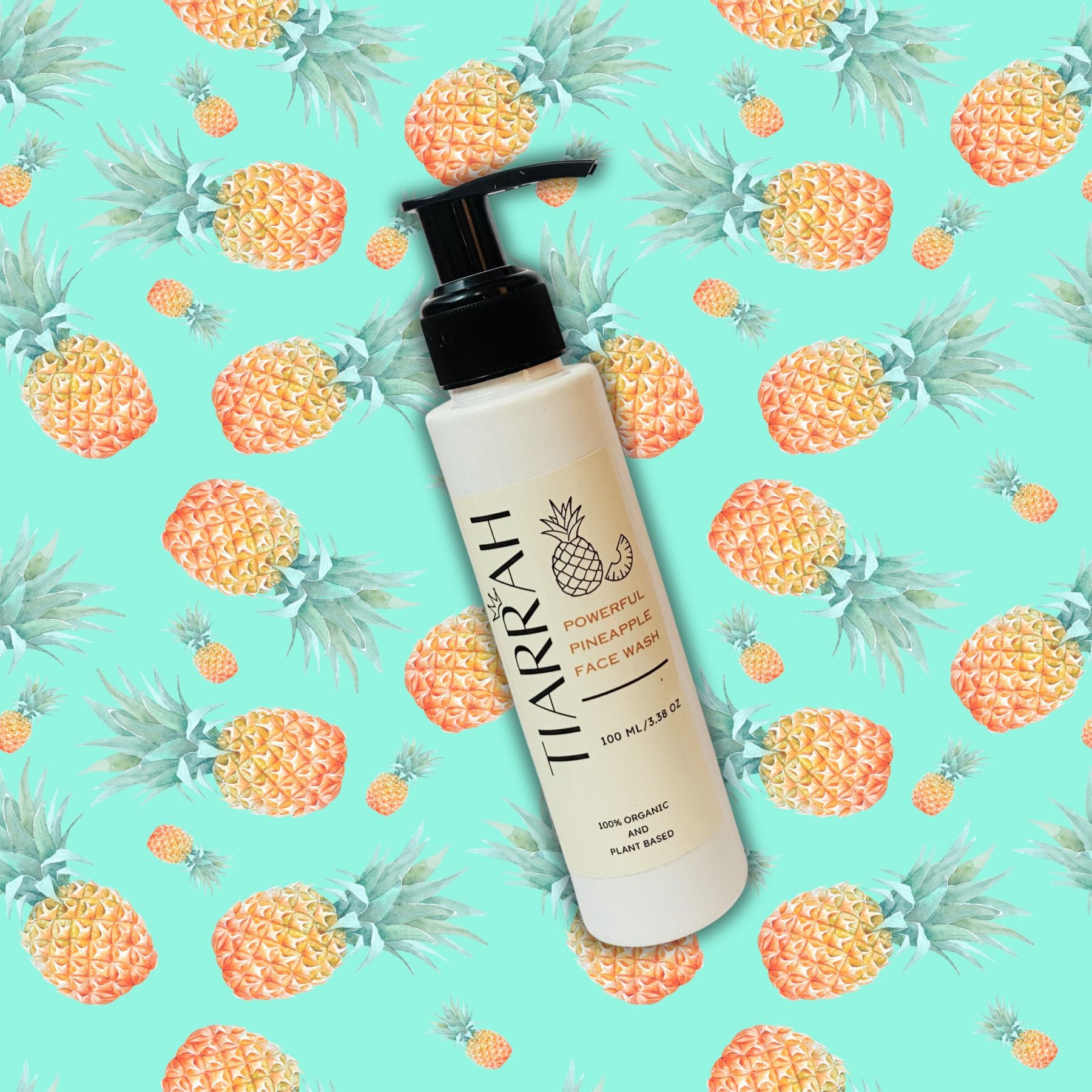 Luxury Pineapple Face Wash by Tiarrah: Organic, Non-Toxic - The Luxury Bath and Body Shop