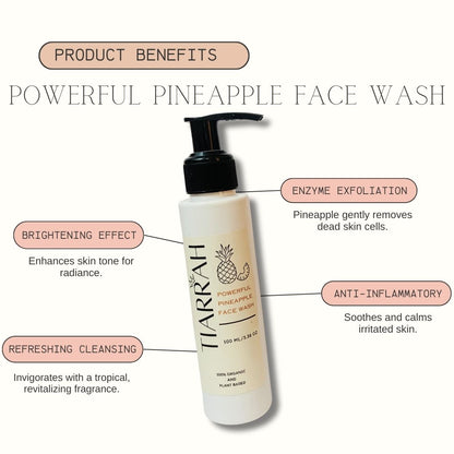 Tiarrah's Pineapple Face Wash: Natural & Non-Toxic - The Luxury Bath and Body Shop