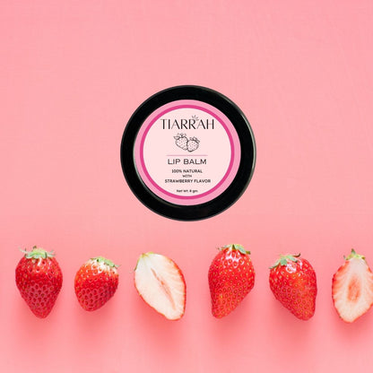 Strawberry Lip Balm - Tiarrah - the luxury bath and body shop