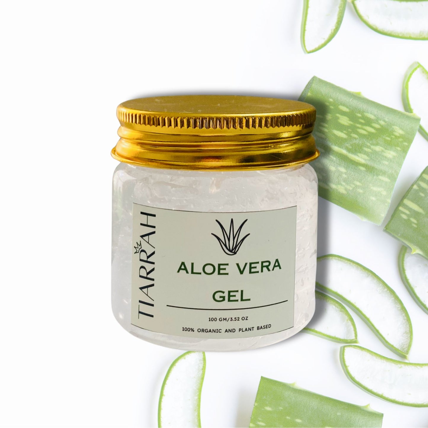 Tiarrah Aloe Vera Gel: Natural, Organic, Non-Toxic - The Luxury Bath and Body Shop