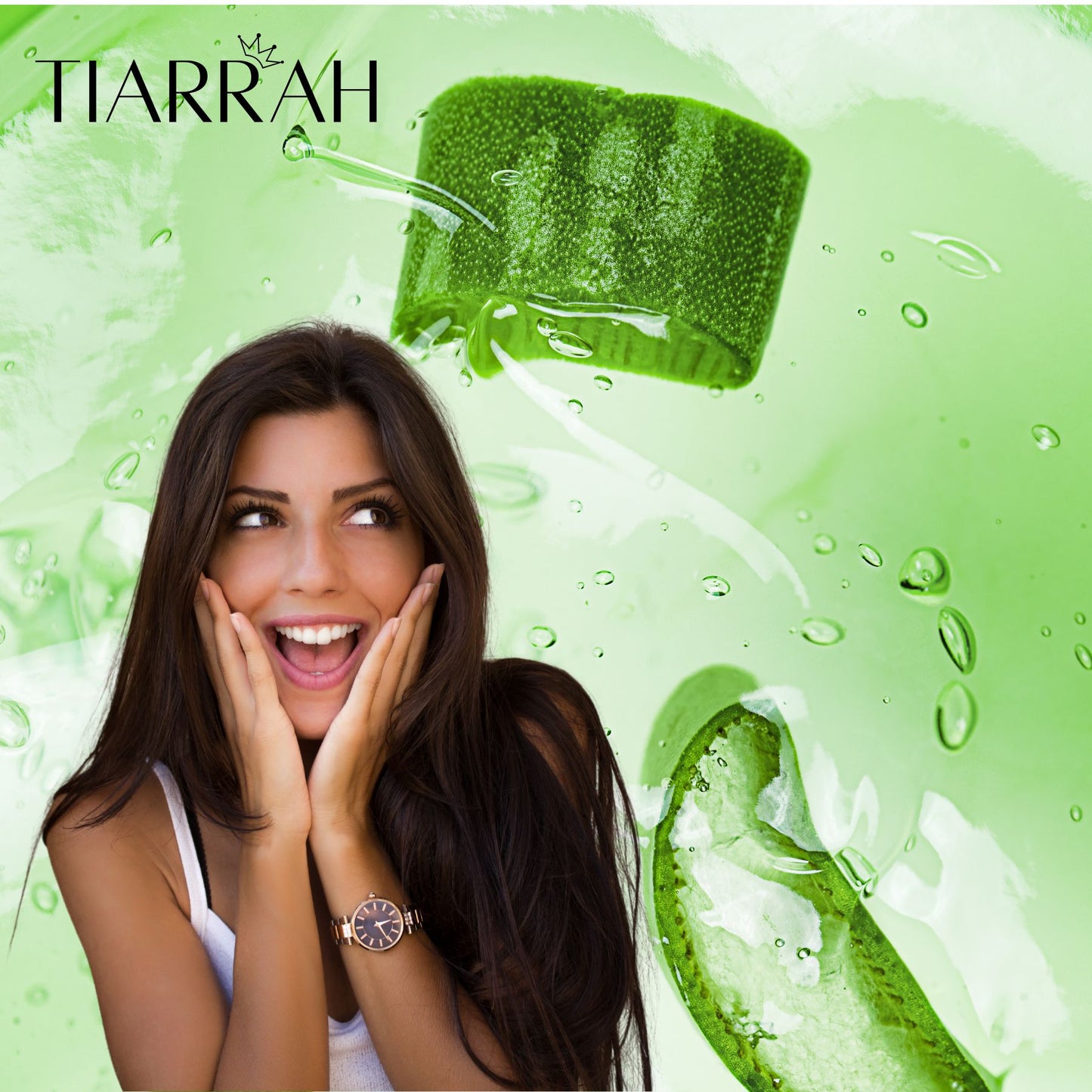 Tiarrah's Aloe Vera Gel: Natural & Non-Toxic - The Luxury Bath and Body Shop