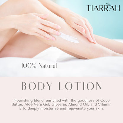 Tiarrah's Rich Almond Body Lotion: Pure, Safe, Nourishing - The Luxury Bath and Body Care Shop