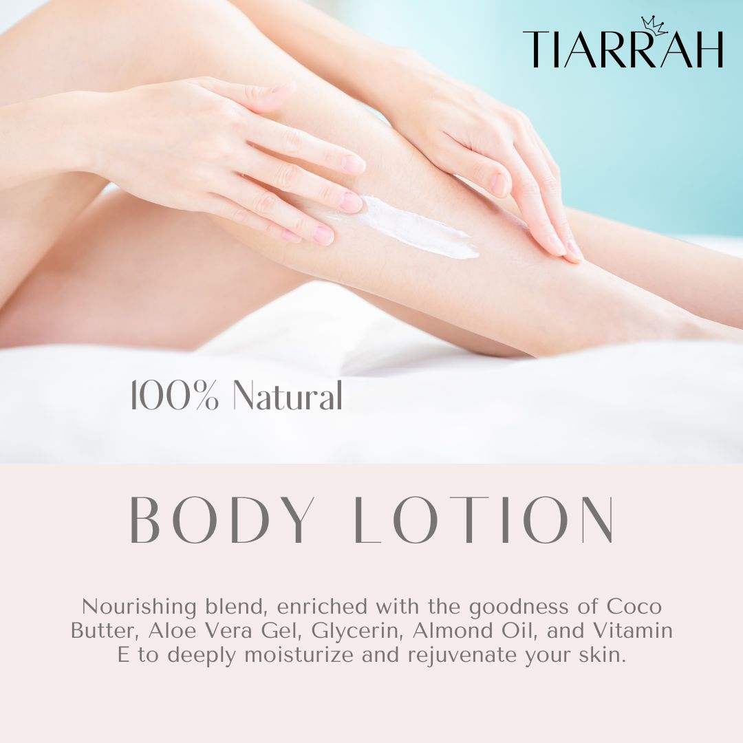 Organic Creamy Coconut Body Lotion from Tiarrah - The Luxury Bath and Body Care Shop