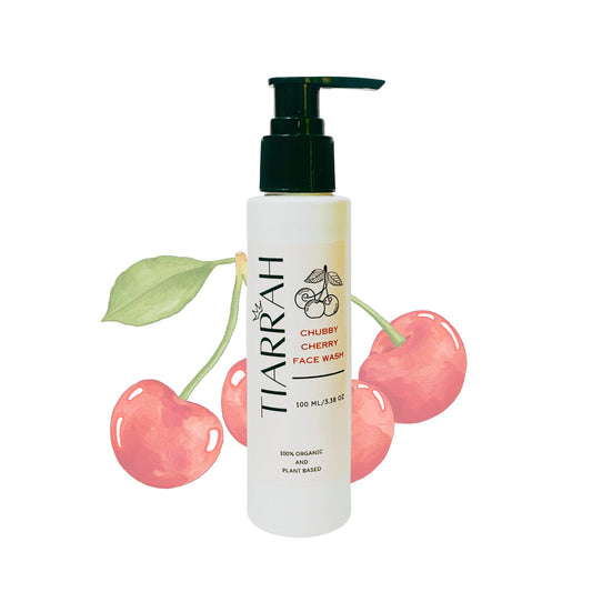 Tiarrah Cherry Face Wash: Natural, Organic, Non-Toxic - The Luxury Bath and Body Shop