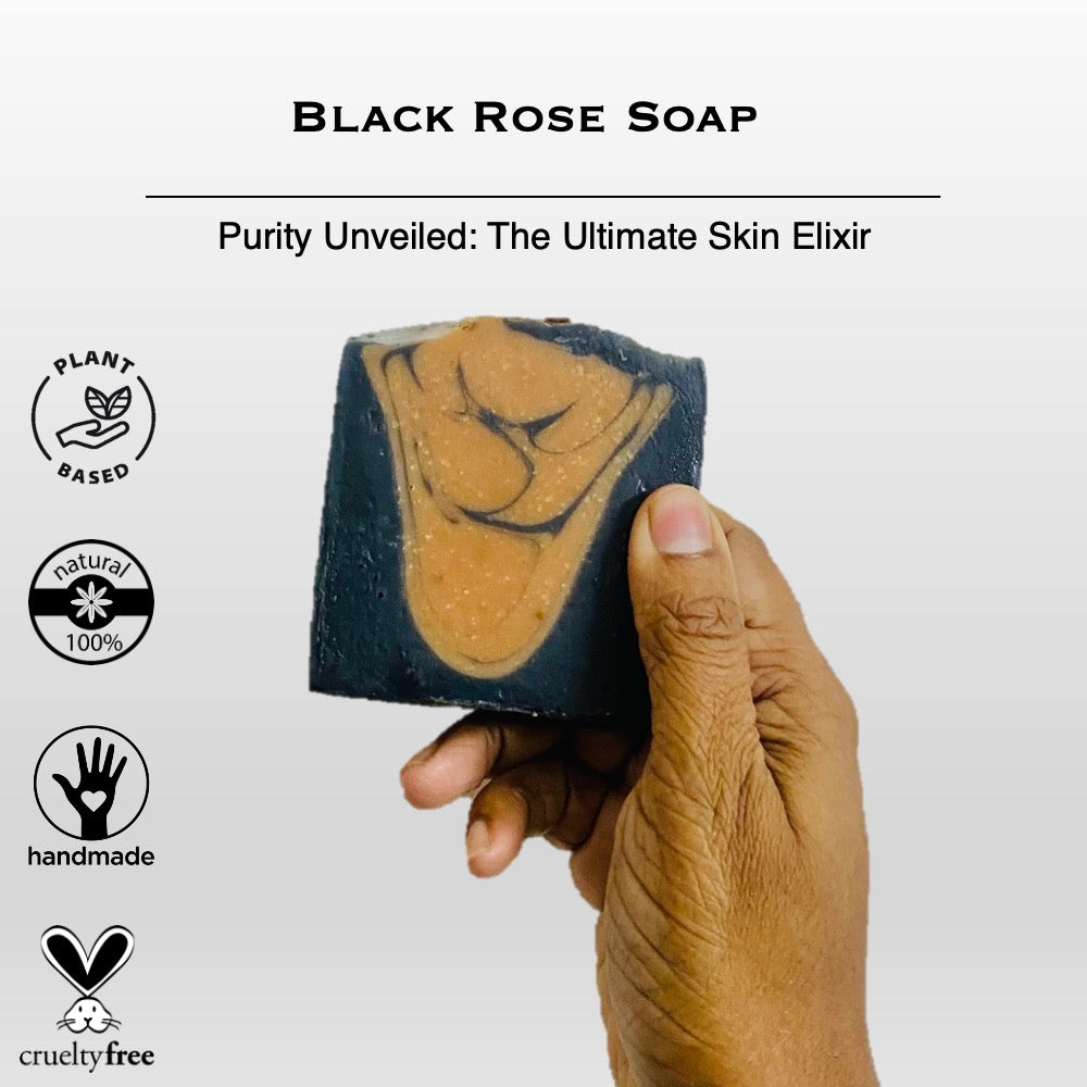 Tiarrah's Black Rose Soap: Pure, Safe, Exotic - The Luxury Bath and Body Care Shop