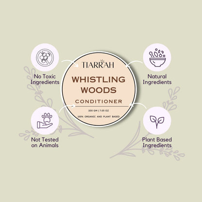 Tiarrah's Whistling Woods Hair Conditioner: Natural & Non-Toxic - The Luxury Bath and Body Care Shop